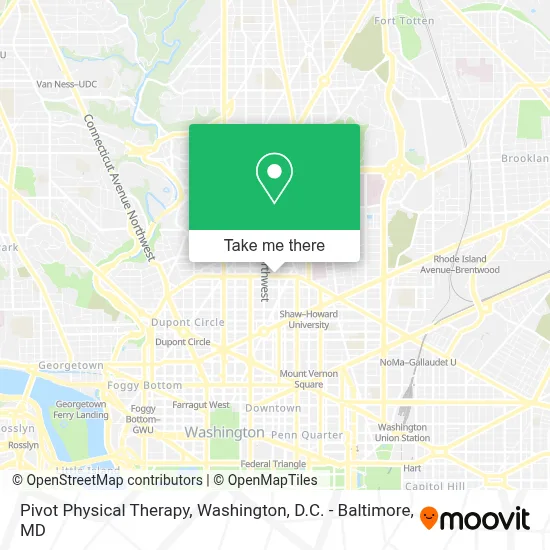 Pivot Physical Therapy map