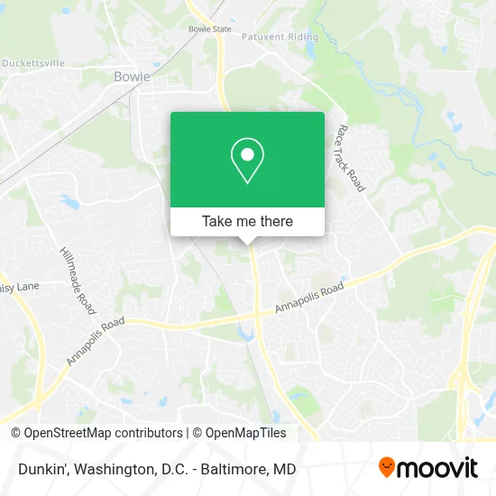 Dunkin' map