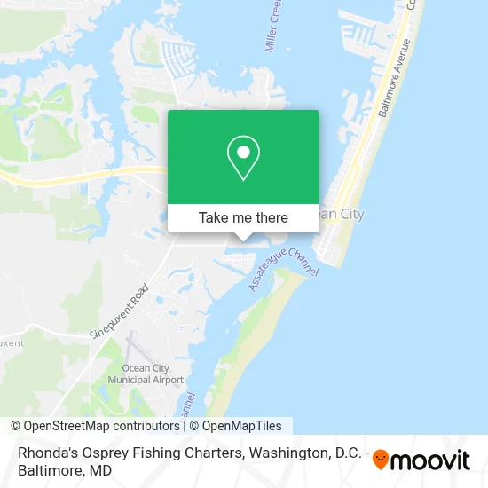 Rhonda's Osprey Fishing Charters map