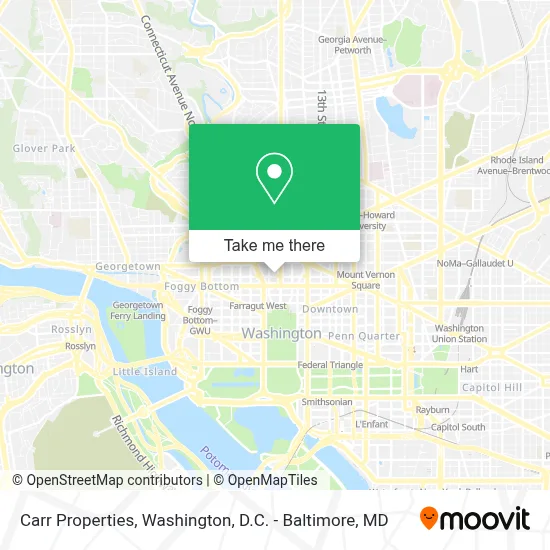 Carr Properties map