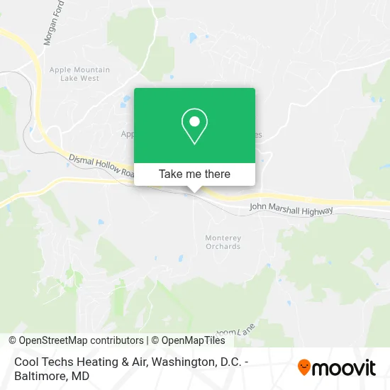 Cool Techs Heating & Air map
