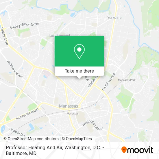 Professor Heating And Air map