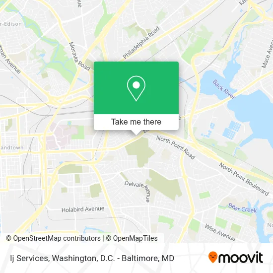 Ij Services map