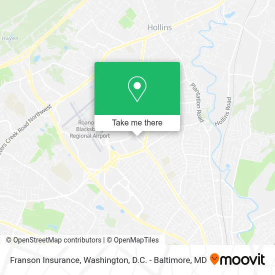Franson Insurance map