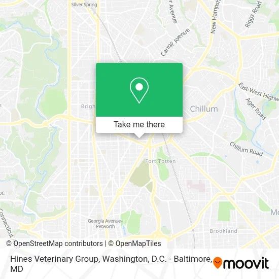 Hines Veterinary Group map