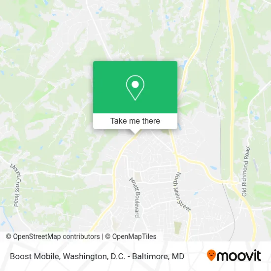 Boost Mobile map