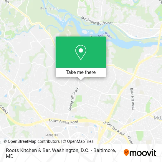 Roots Kitchen & Bar map