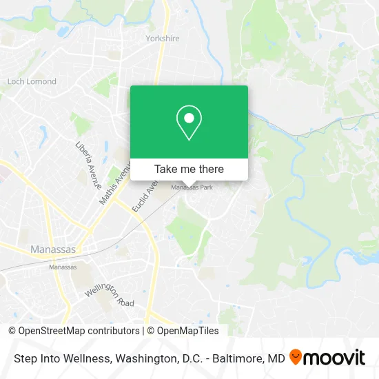 Step Into Wellness map