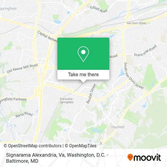 Signarama Alexandria, Va map