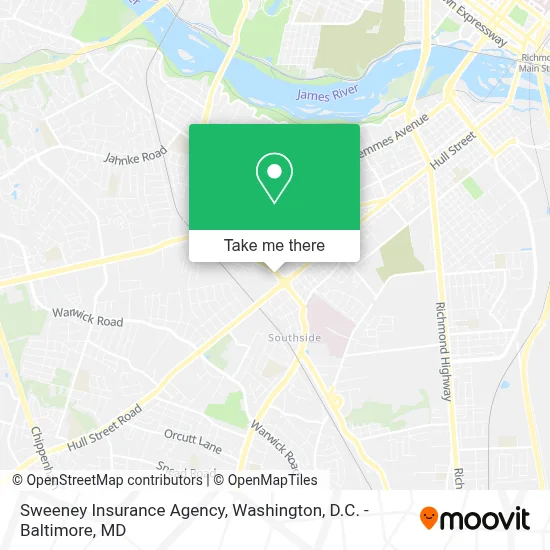Sweeney Insurance Agency map