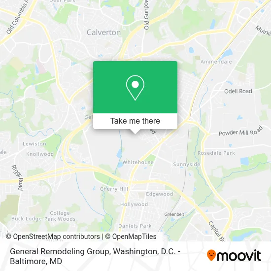 General Remodeling Group map