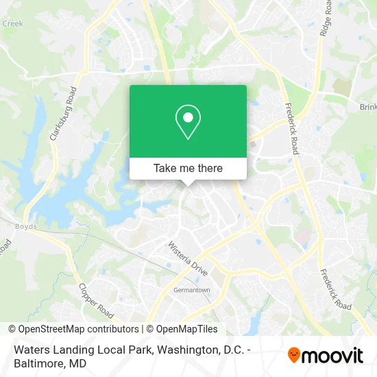Waters Landing Local Park map
