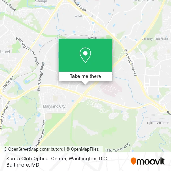 Sam's Club Optical Center map
