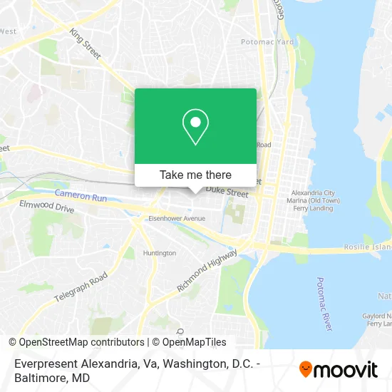 Everpresent Alexandria, Va map