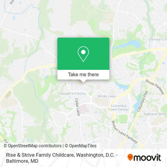 Rise & Strive Family Childcare map