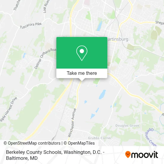 Berkeley County Schools map