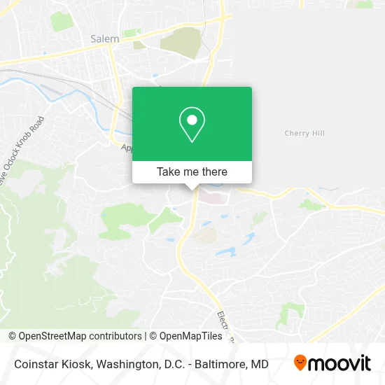 Coinstar Kiosk map