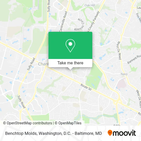 Benchtop Molds map