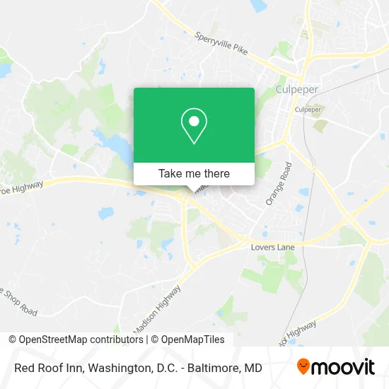 Red Roof Inn map