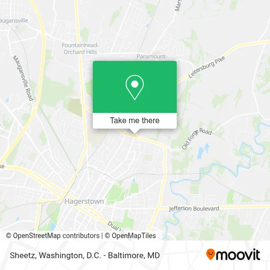 Sheetz map