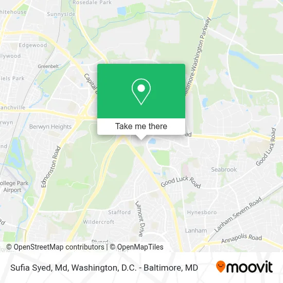Sufia Syed, Md map