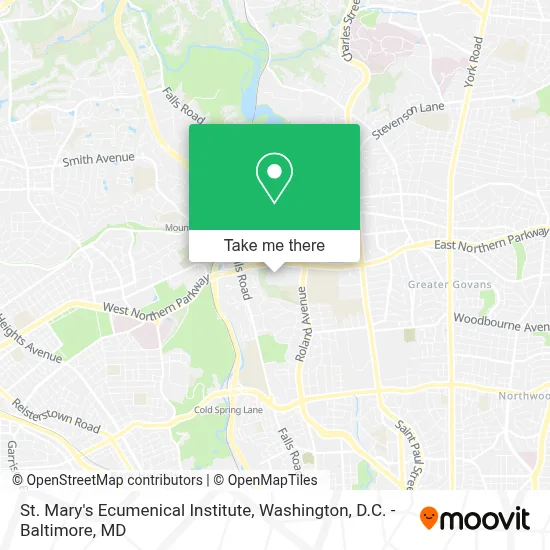 St. Mary's Ecumenical Institute map