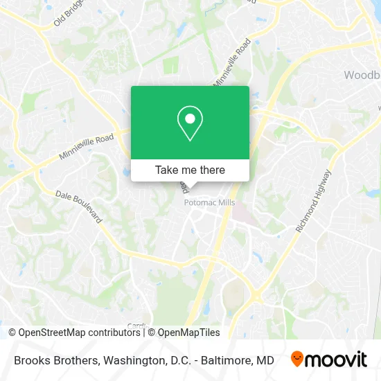 Brooks Brothers map