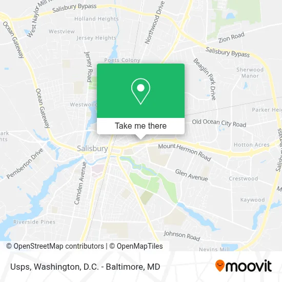 Usps map
