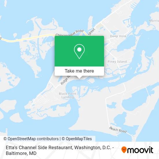 Etta's Channel Side Restaurant map