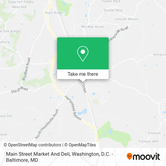 Main Street Market And Deli map
