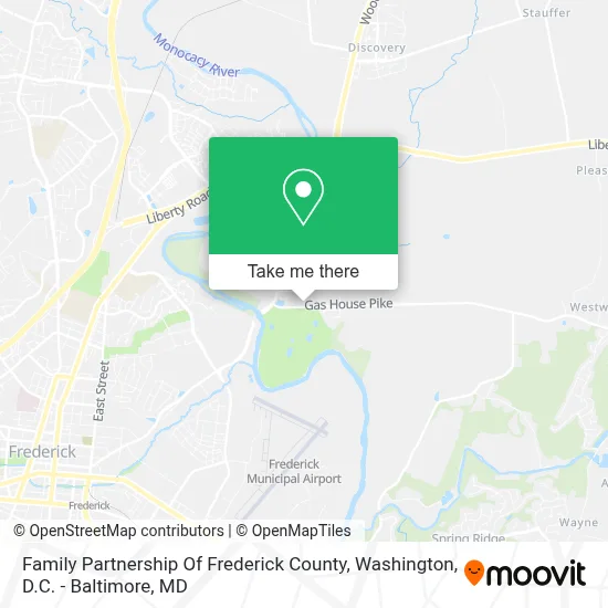 Family Partnership Of Frederick County map