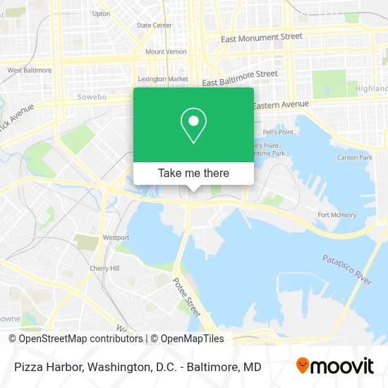 Pizza Harbor map