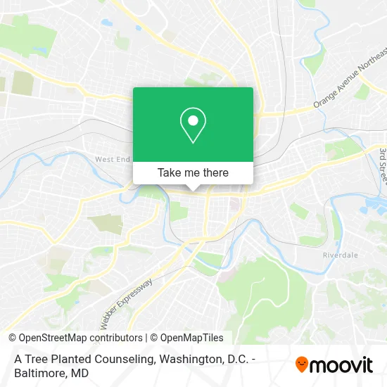 A Tree Planted Counseling map