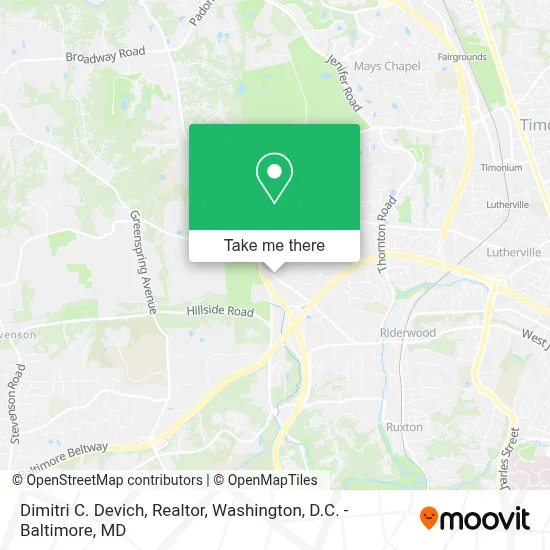 Dimitri C. Devich, Realtor map
