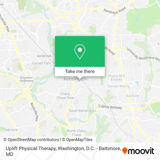 Uplift Physical Therapy map