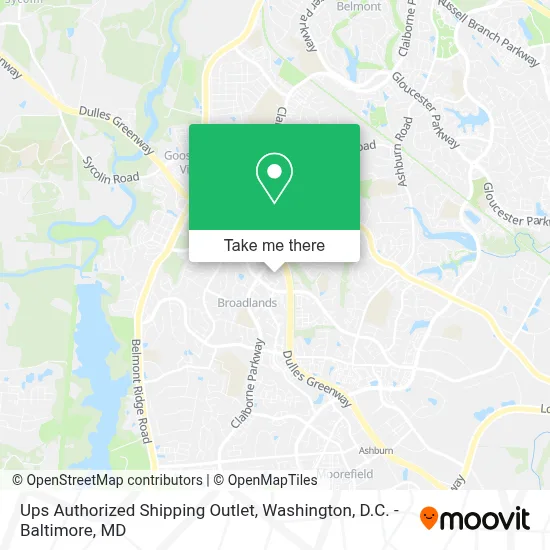 Ups Authorized Shipping Outlet map