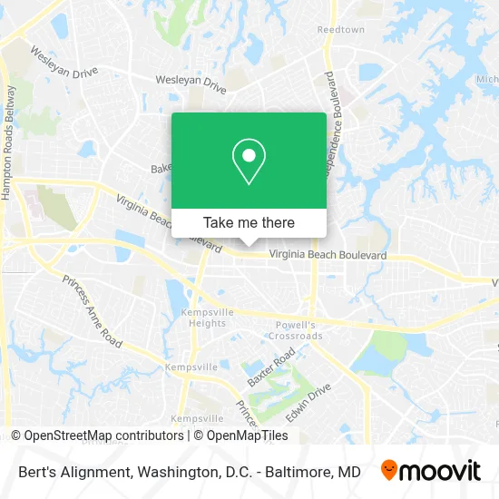 Bert's Alignment map