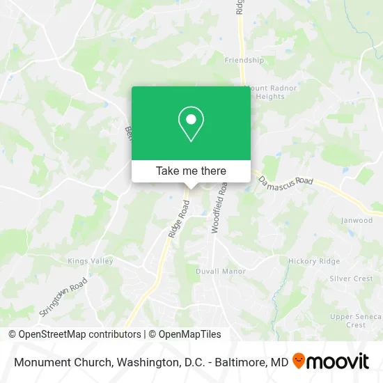 Monument Church map