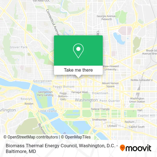 Biomass Thermal Energy Council map