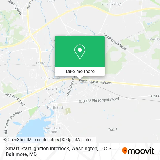 Smart Start Ignition Interlock map