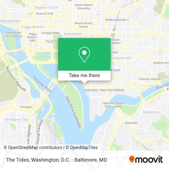 The Tides map