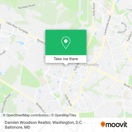 Damien Woodson Realtor map
