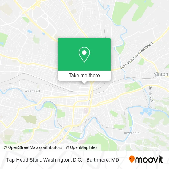 Tap Head Start map