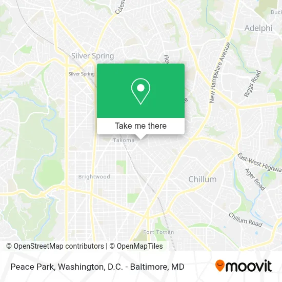 Peace Park map