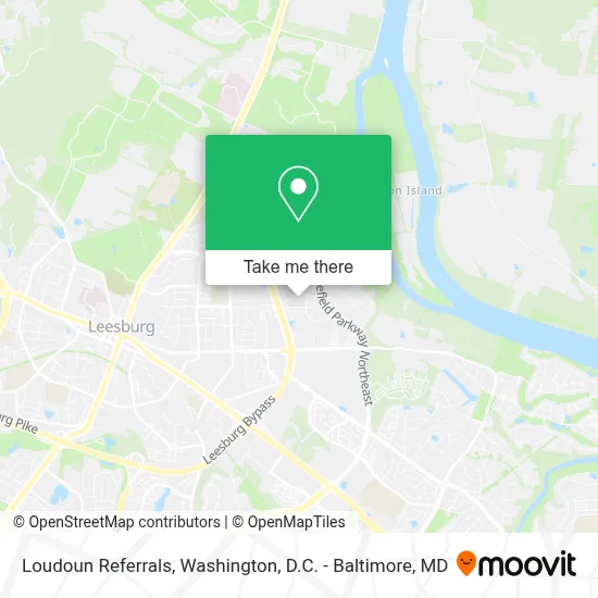 Loudoun Referrals map