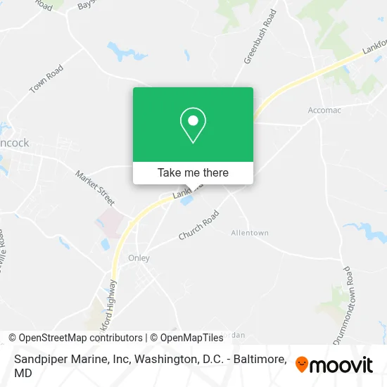 Sandpiper Marine, Inc map
