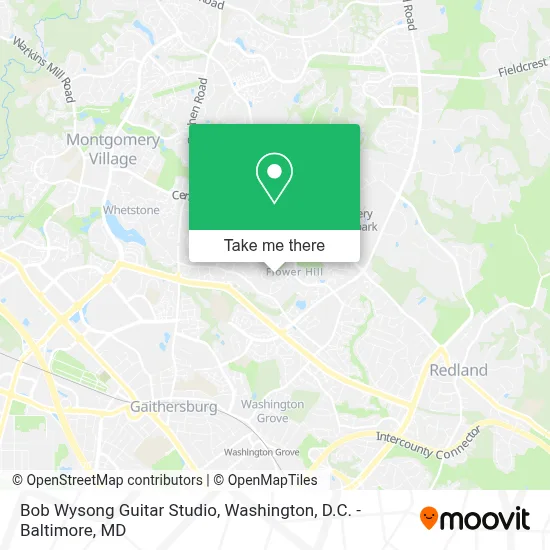 Bob Wysong Guitar Studio map