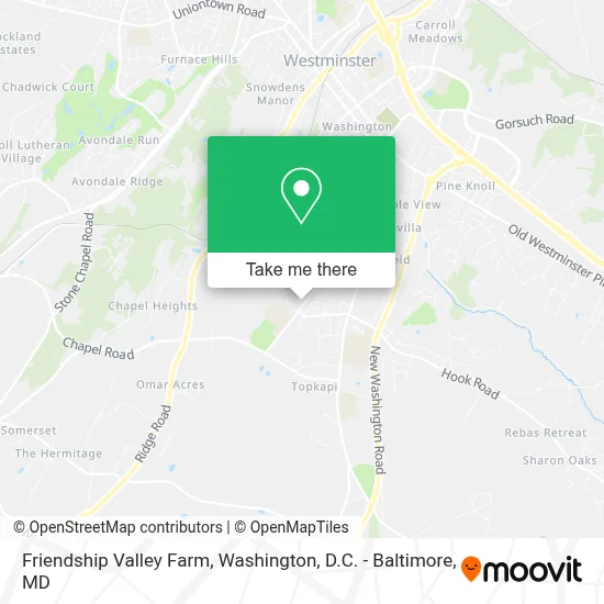 Friendship Valley Farm map