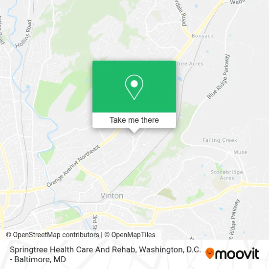 Springtree Health Care And Rehab map