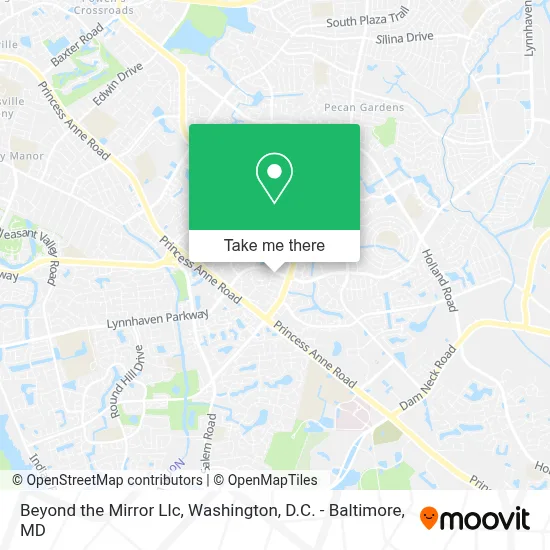 Beyond the Mirror Llc map